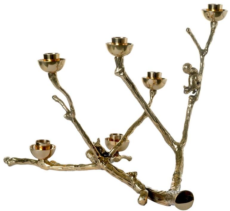 Pols Potten Подсвечник из латуни Twiggy 375-225-022 - Вид №1