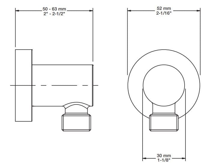 Встраиваемый термостатический набор для ванны с ручным душем BARIL Accent B56 ARCH-00026096 - Вид №4