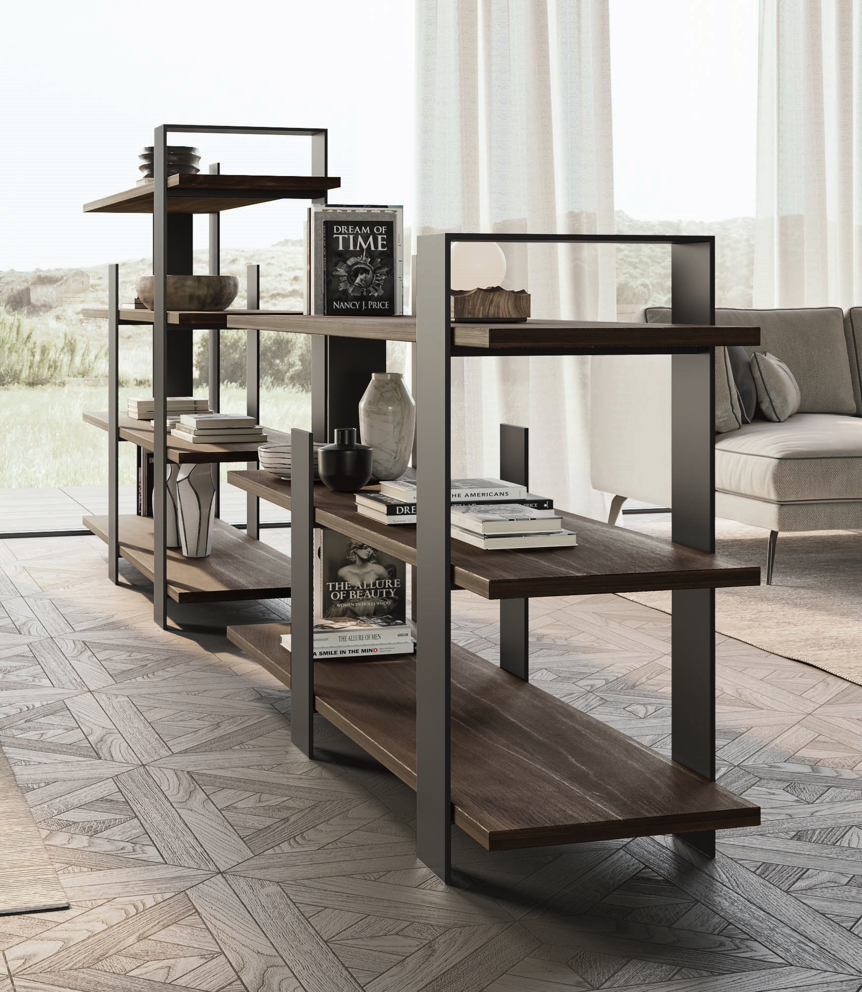 Деревянная самонесущая полка Dall'Agnese Киото ARCH-00006494 - Вид №2