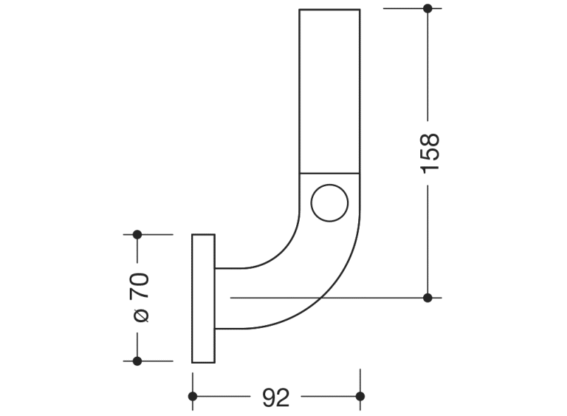 801.21B201 запасной держатель бумаги HEWI Edition matt | Polyamid  - Вид №5