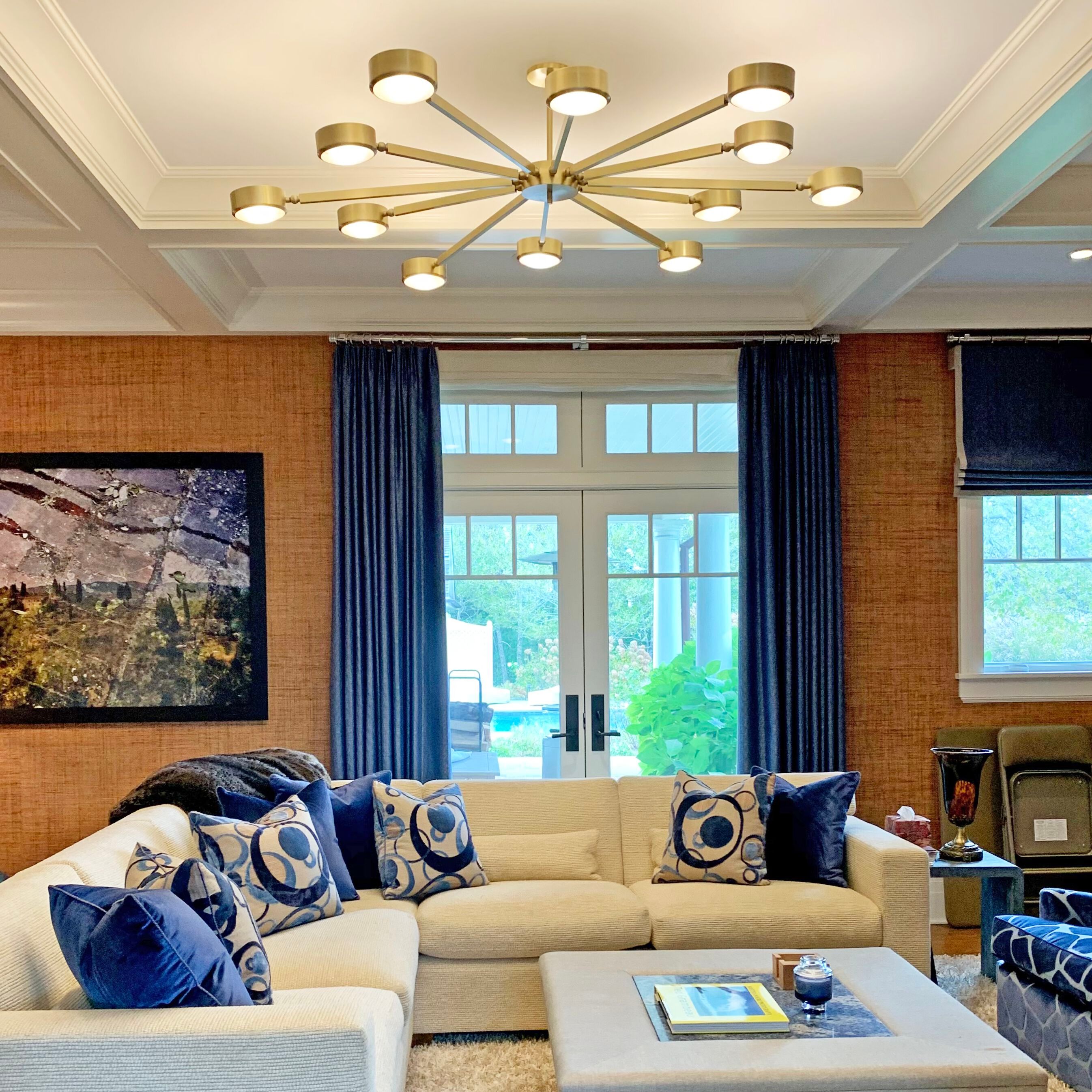 Металлический потолочный светильник GASPARE ASARO OCULUS - MURANO GLASS ARCH-00119367 - Вид №7