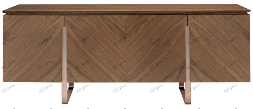 Arte Brotto Буфет из орехового дерева с распашными дверцами Leonardo L414n