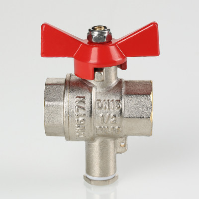 VT.247.N.06 Кран шаровой для подключения датчика температуры Valtec 1"  - Вид №4