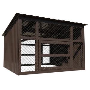 91326324 Вольер Upforming Valer 8017 сталь 200x123x153 см коричневый STLM-0950064