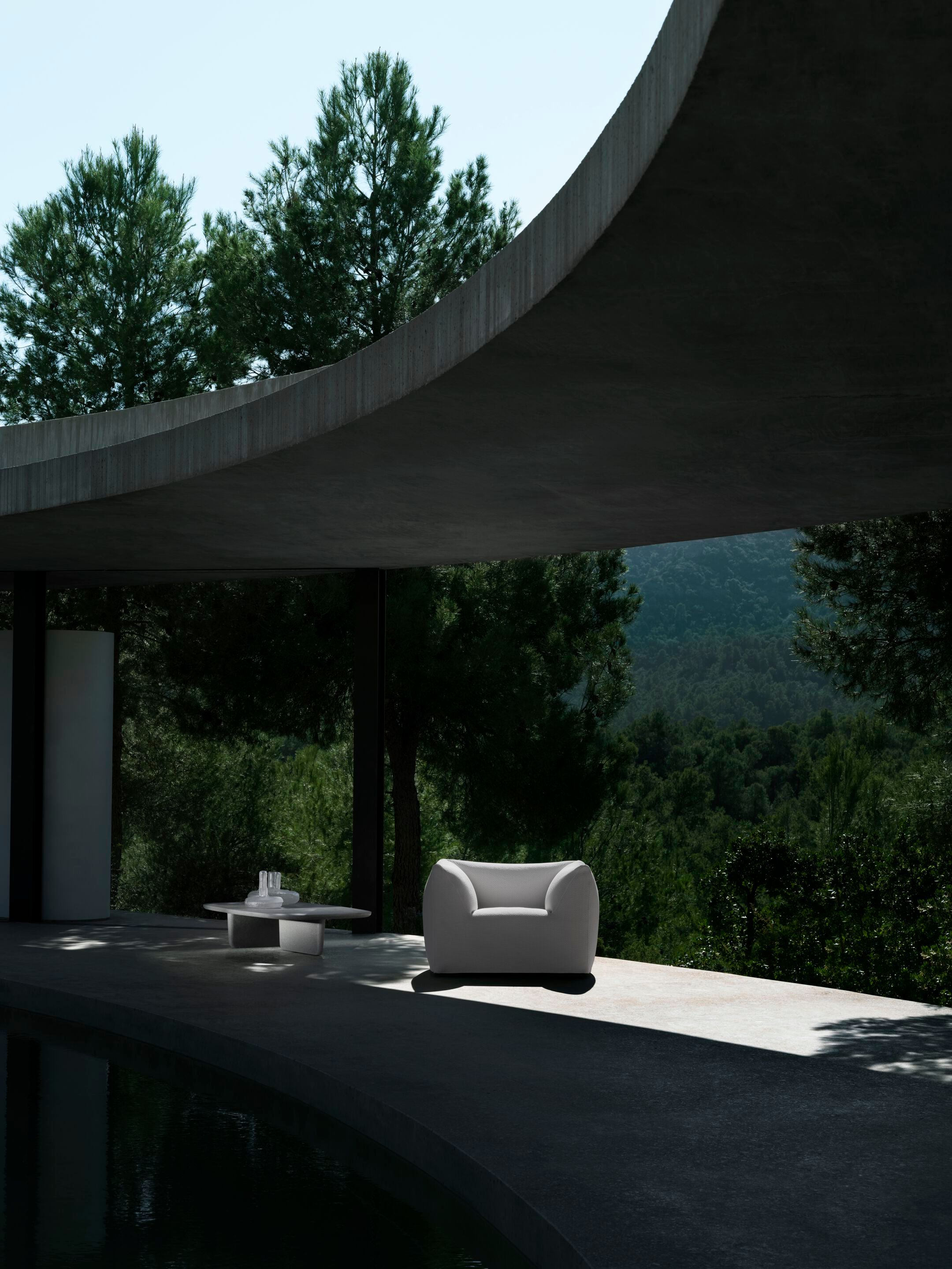 Тканевое мягкое садовое кресло B&B Italia Outdoor LA BAMBOLA ARCH-00019423 - Вид №5