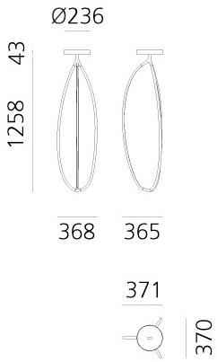 Artemide Потолочный светильник из алюминия Arrival sun-id-1418824 - Вид №10