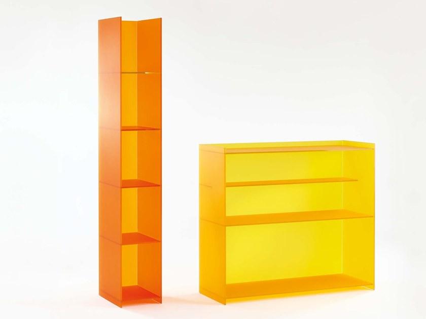 Glas Italia Открытый отдельно стоящий стеклянный книжный шкаф sun-id-1443765 - Вид №4