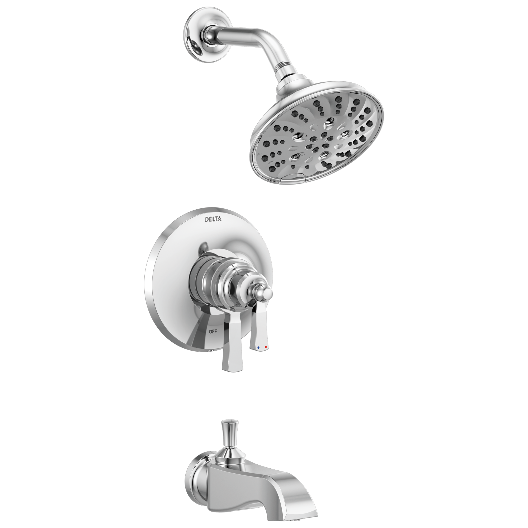 T17456 Панель Monitor 17 Series для ванны и душа Delta Faucet Dorval Хром 