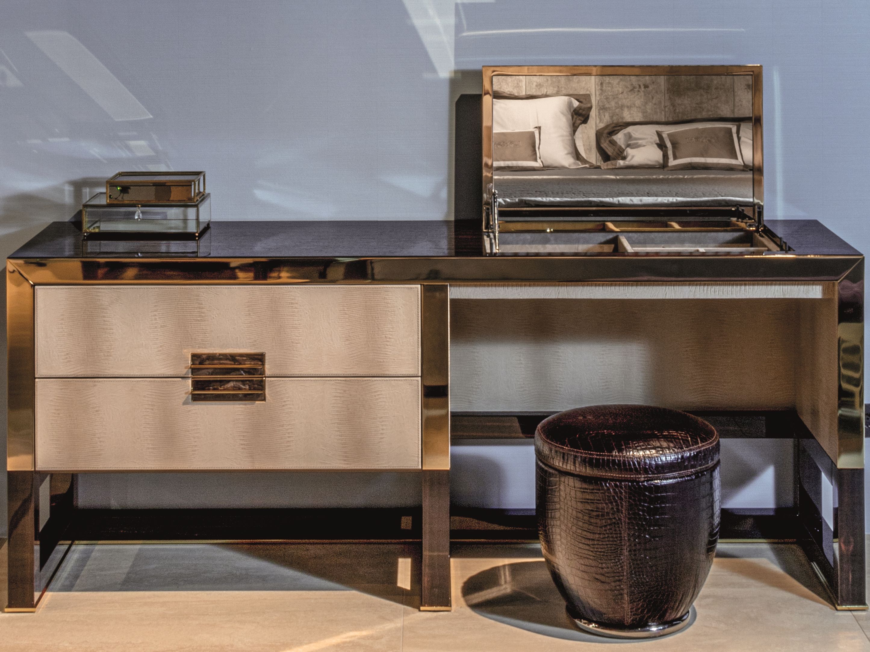 Деревянный туалетный столик Longhi Loveluxe 2019-Rhythm collection ARCH-00083507