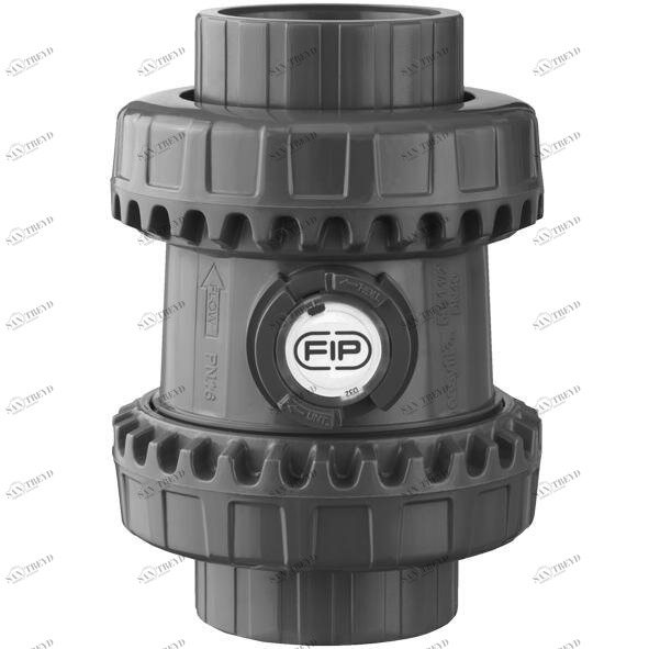 SANIT 902882210 Спринг обратный клапан, SSE Easyfit, PVC-U, резьбовое гнездо 