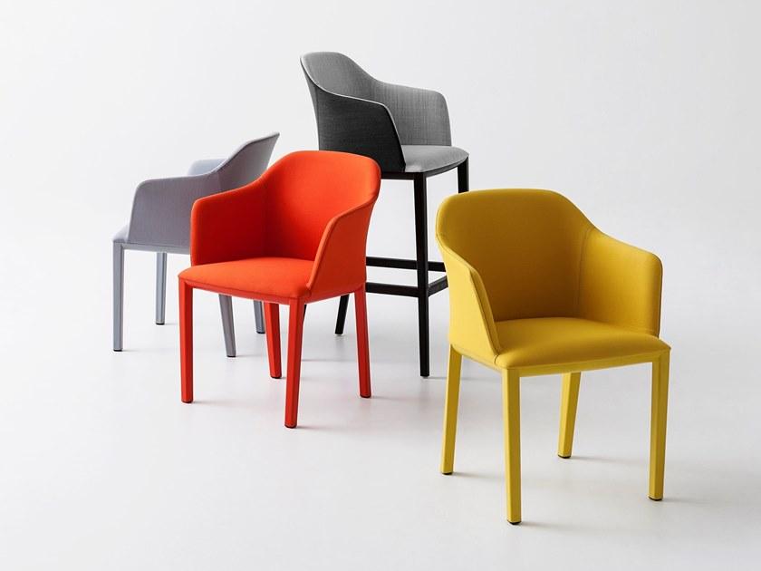 GABER Табурет высокий тканевый с подлокотниками Manaa sun-id-1452556 - Вид №5