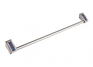 H9300/60BB Sanibano Estrella, полотенцедержатель, длина 60 см, цвет хром-кристаллы Swarovski bermudа blue