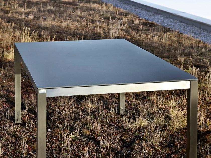 solpuri Прямоугольный керамический садовый стол Classic stainless steel sun-id-1387867 - Вид №3