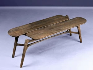 HOOKL und STOOL Прямоугольный журнальный столик из массива дерева Tisa