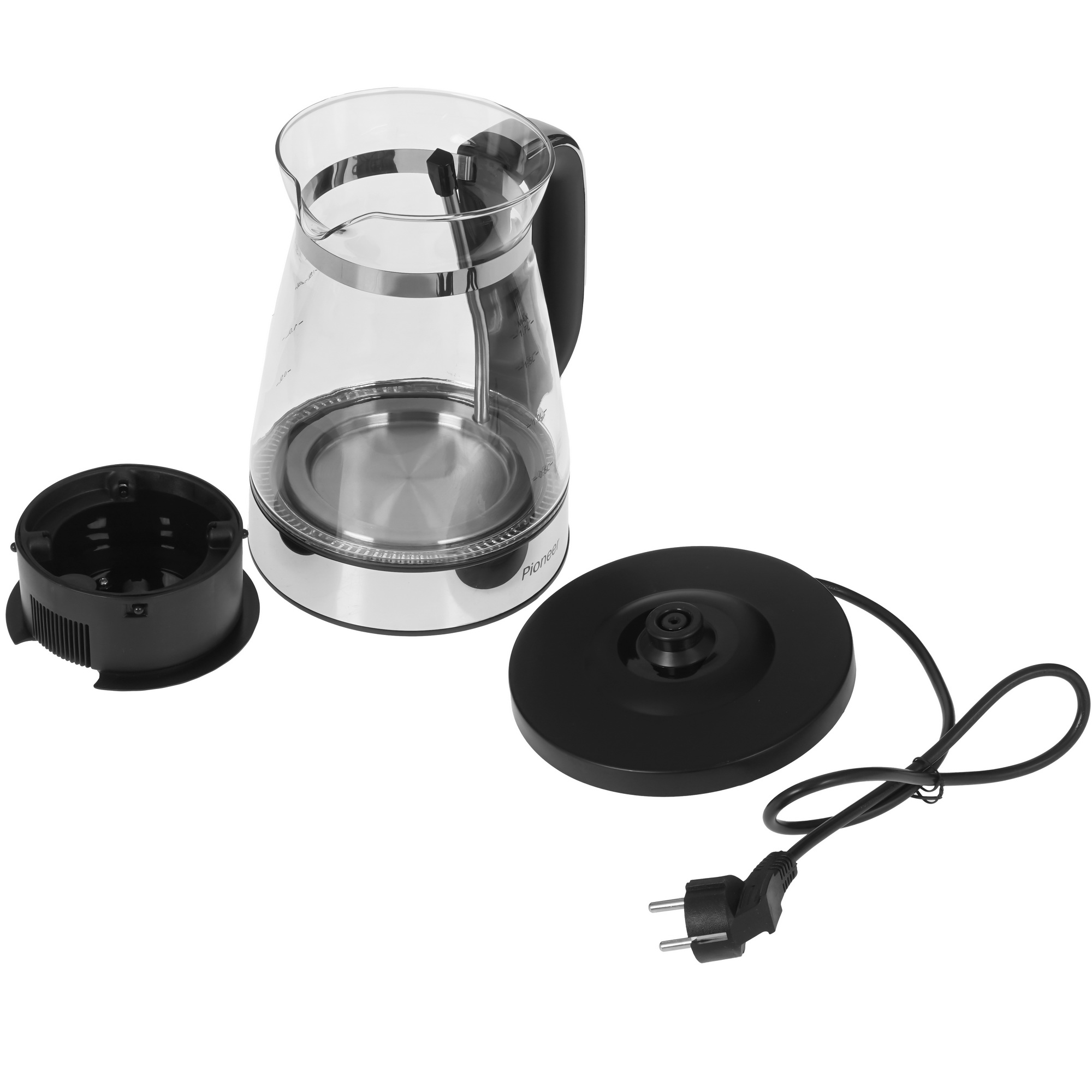 9052807 Электрочайник Pioneer KE805G серебристый STDN-0052816 - Вид №4