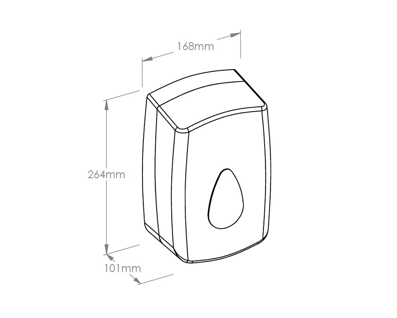 DUH577 UNIQUE AUTOMATIC ECO SPARK LINE автоматический бесконтактный дозатор пенного мыла Merida  - Вид №1