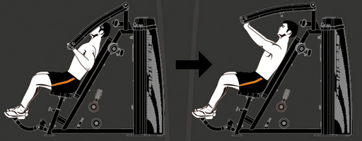 HIP1400 Steel flex hope hip1400 наклонный жим от груди Steel Flex Hope - Вид №1