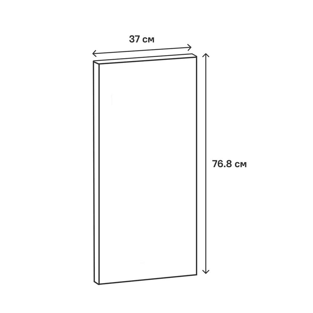 Фальшпанель для кухонного шкафа Томари 37x77 см KONSENSA МДФ цвет голубой STLM-2034884 - Вид №12