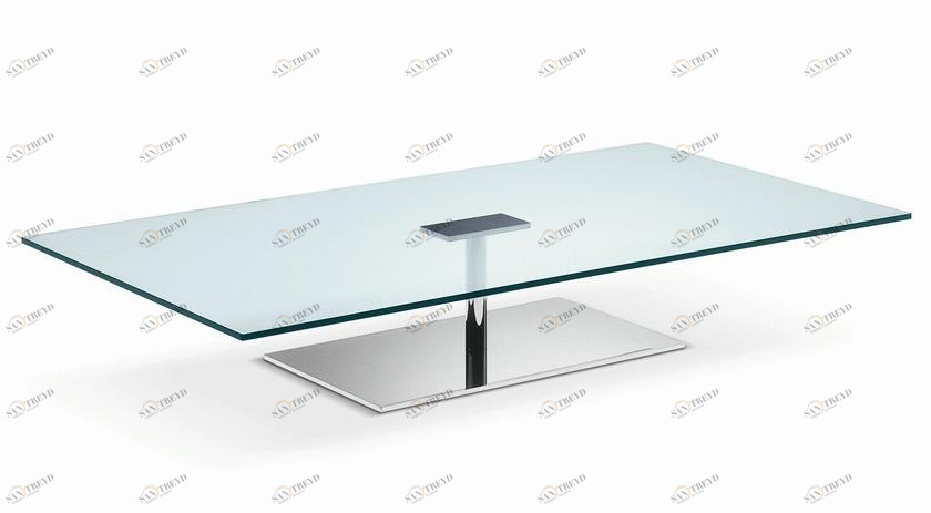 Tonelli Design Низкий прямоугольный журнальный столик из закаленного стекла Farniente sun-id-1412441
