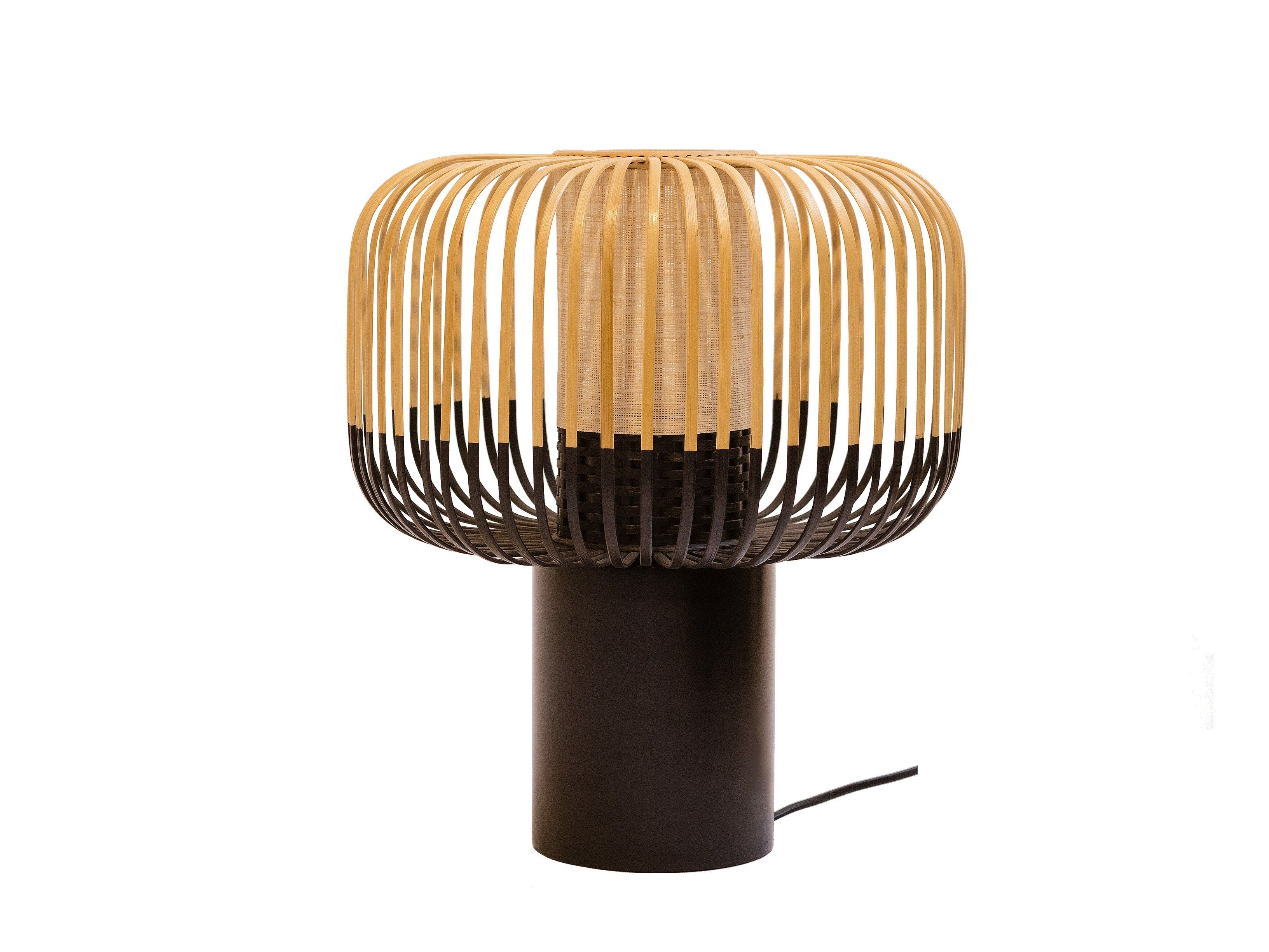 Бамбуковая настольная лампа Forestier Бамбуковый светильник ARCH-00076499 - Вид №2