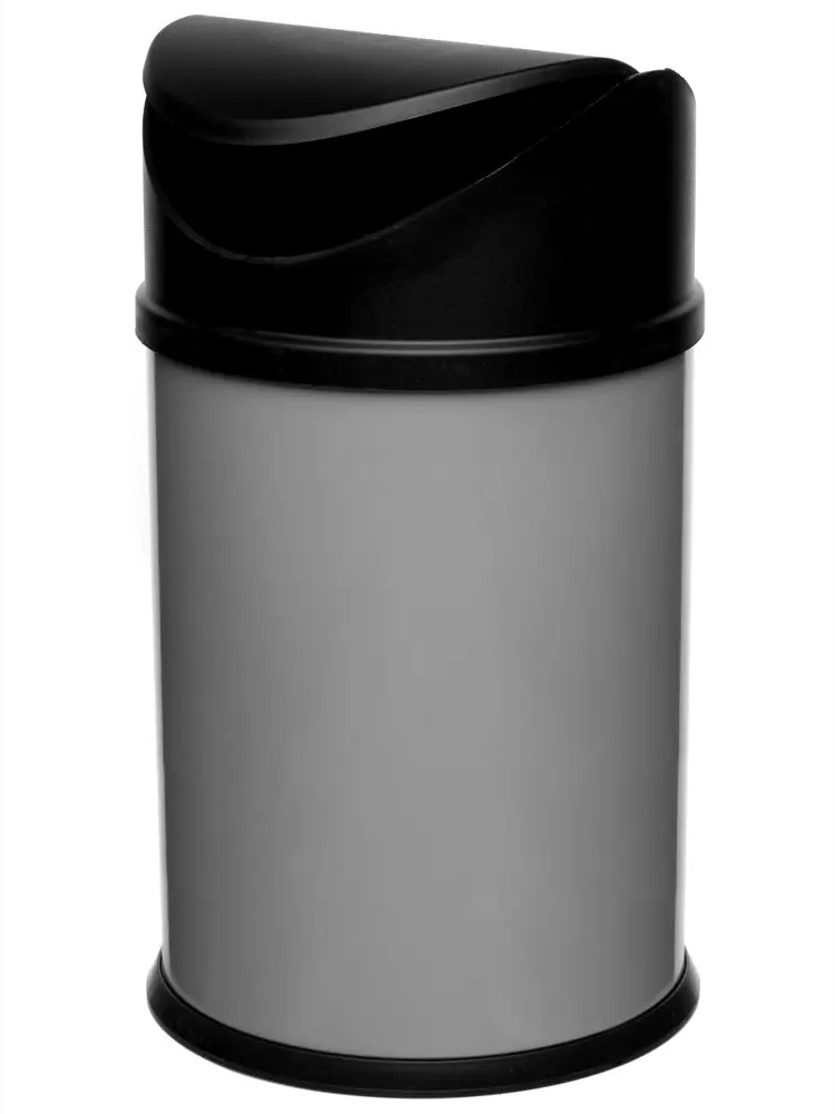 91006832 Контейнер для мусора Navako Auriga 12L Grey 11044 12л STLM-0993023