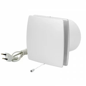 Накладной вентилятор Europlast Т150WP- с проводом и выключателем, белый