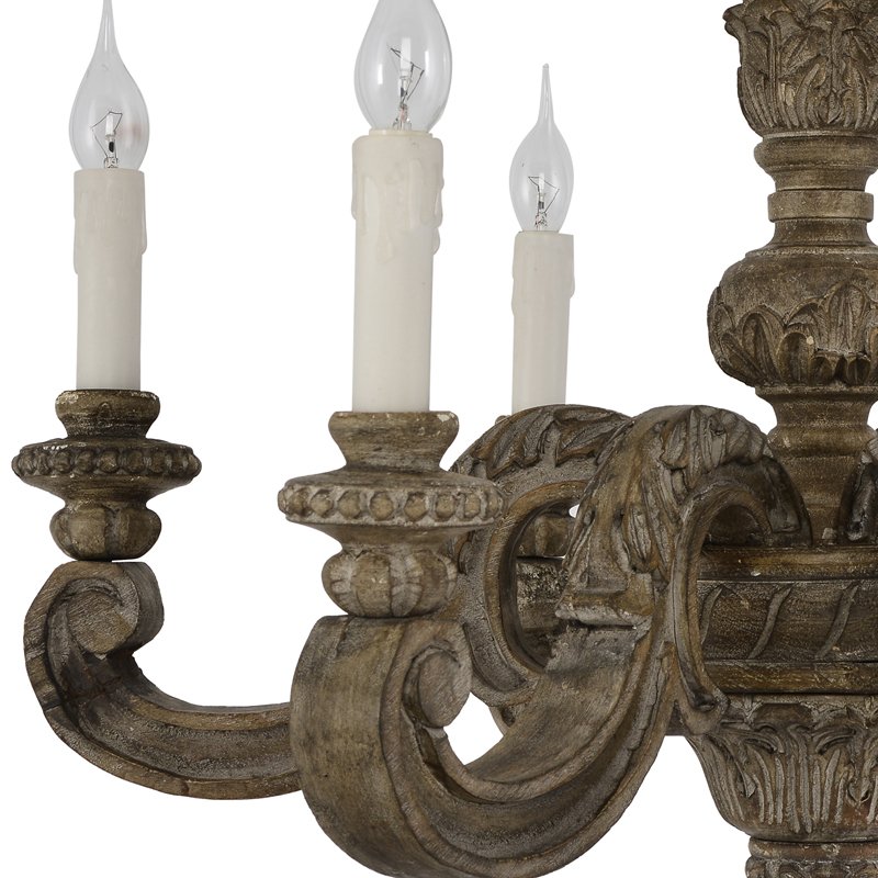 Люстра Necklace 6 от Delight Collection коричневая 8145-6D DELIGHT COLLECTION ДИЗАЙНЕРСКИЕ 247051 Коричневый  - Вид №3