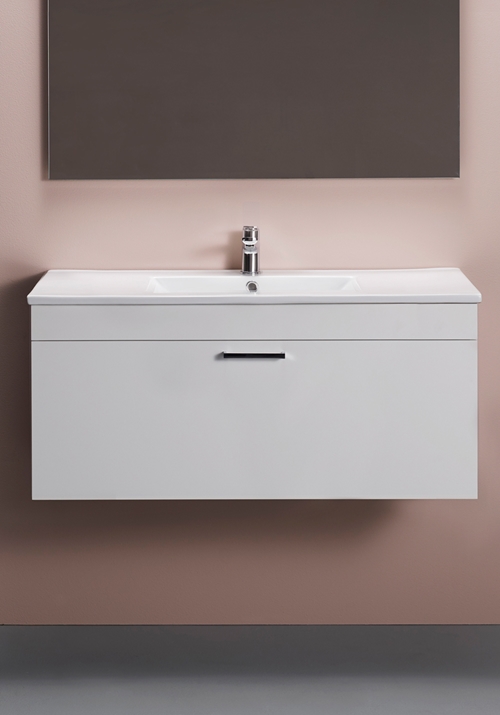 1580030 Go Шкаф Для Умывальника 1000 Белый Hafa  Белый 