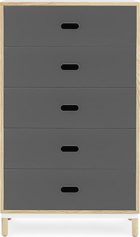 601052 Комод w. 5 ящиков серый Normann Copenhagen Kabino 