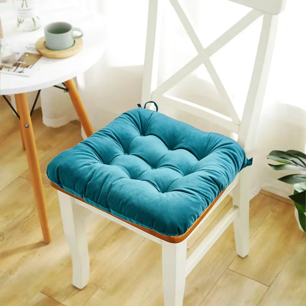 Подушка для стула Seasons Emerald 1 40x36 см цвет темно-бирюзовый 89426638 STLM-2167796 Отсутствует - Вид №3