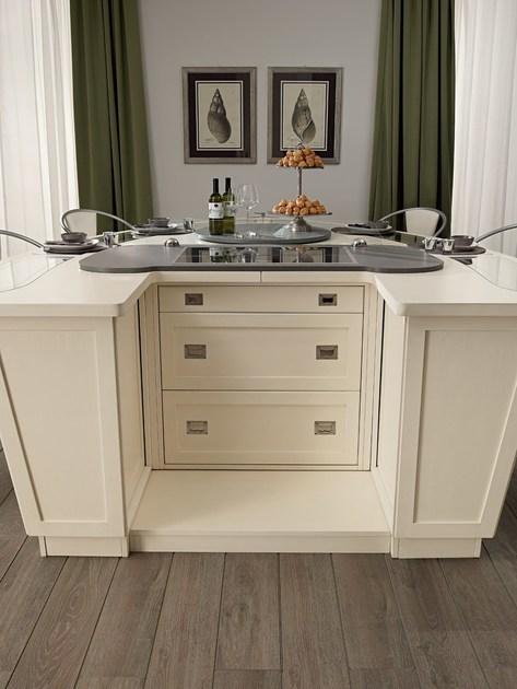 Caroti Кухня из лакированной древесины с островом  Prop. 847  - Вид №9