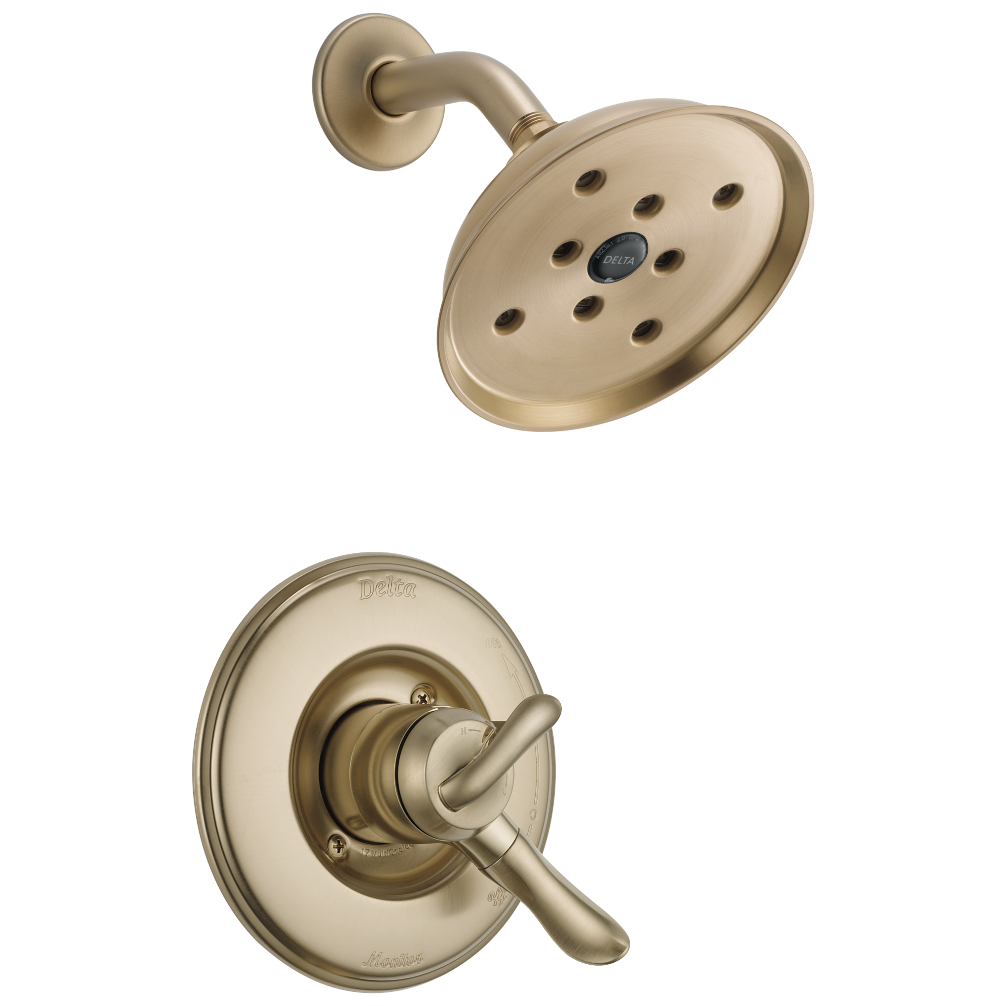 T17294-CZ Накладка для душа Monitor® 17 серии H2Okinetic® Delta Faucet Linden Шампанское бронза 