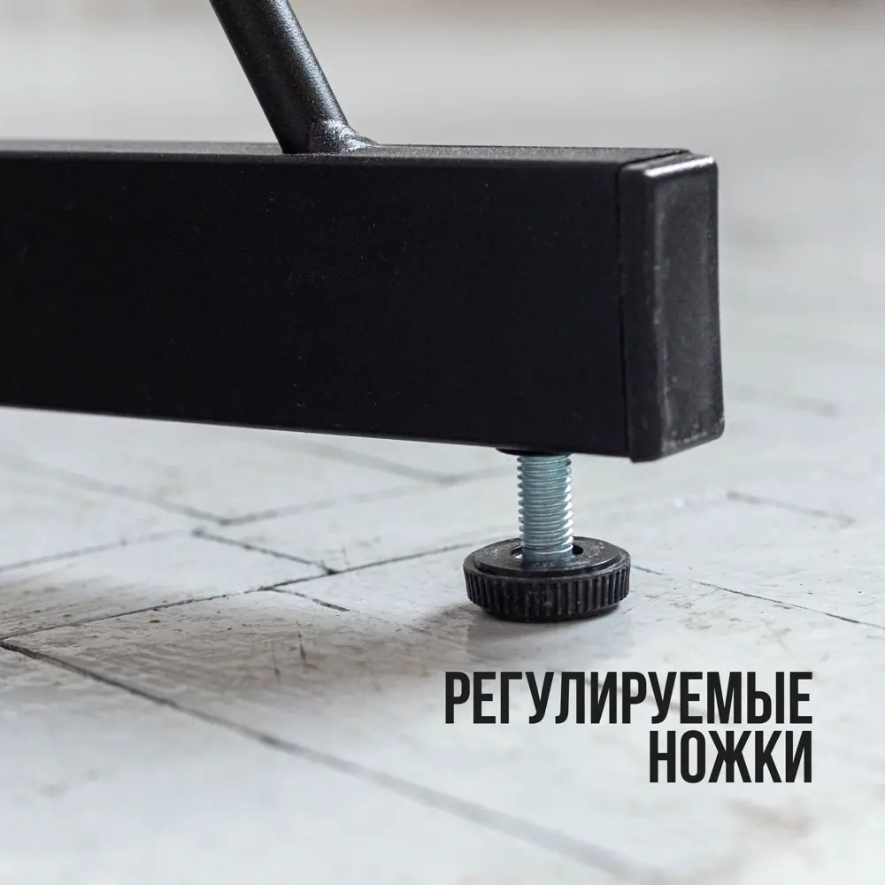 91698470 Стол Playwoods tablez 117x73x50 см Металл цвет дуб сонома/черный STLM-1074347