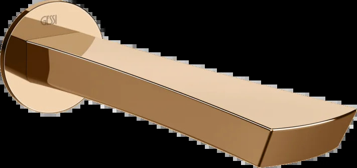 Носик для ванны 72103 735 Gessi Ventaglio ТЕПЛАЯ БРОНЗА PVD