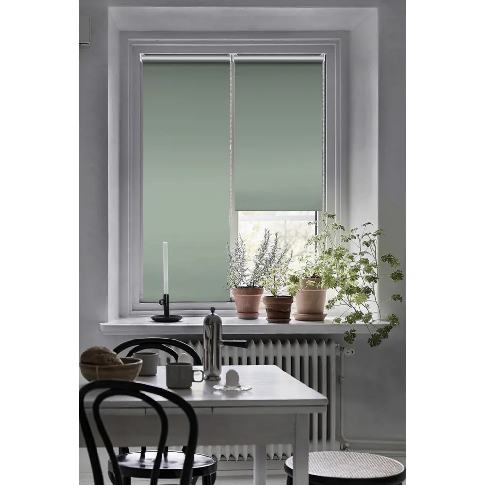 Штора рулонная блэкаут Эскар 55x160 см зеленая Cactus 5 BLACKOUT STLM-2200561 - Вид №5