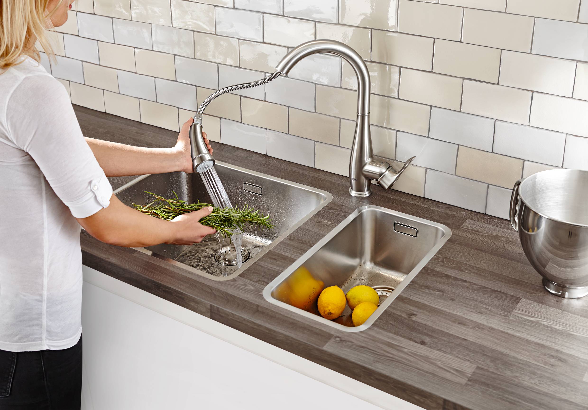 30215DC0 Смеситель для кухни Grohe суперсталь  - Вид №2