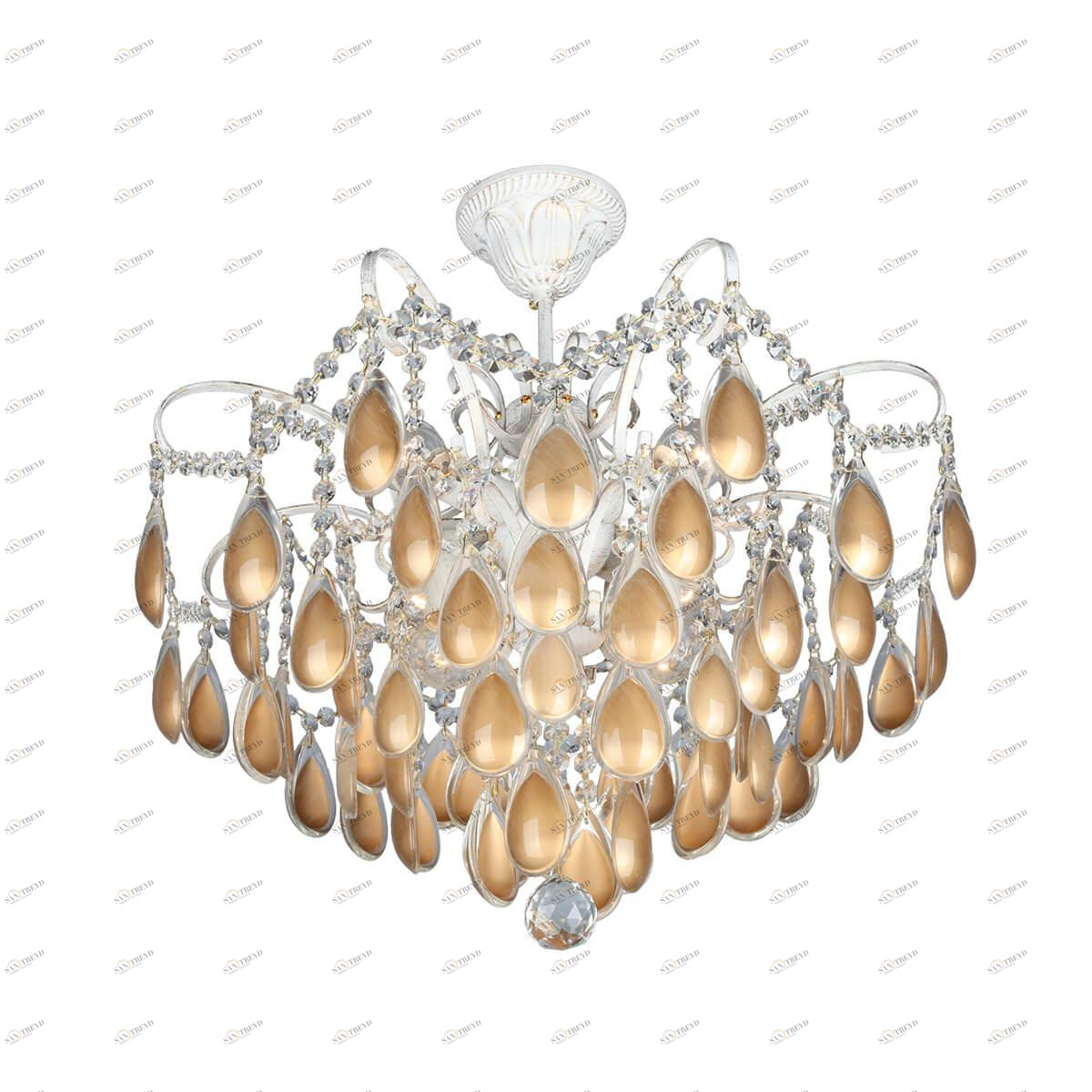 Потолочная люстра Omnilux OML-74507-06 OMNILUX ДИЗАЙНЕРСКИЕ 183580 Золотой 