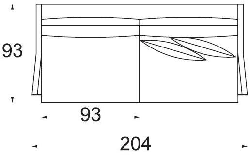 Twils Lounge 2-местный тканевый диван Finn sun-id-1395483 - Вид №2