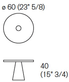 Agapecasa Круглый журнальный столик из мрамора Eros sun-id-1445106 - Вид №3