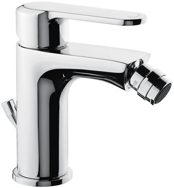 77004NCA Emmevi Nefer, однорычажный смеситель для биде с донным клапаном, цвет черный/карбон