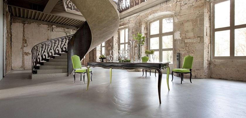 Roche Bobois Прямоугольный раздвижной стол из вишни Nouveaux classiques sun-id-1391345 - Вид №3