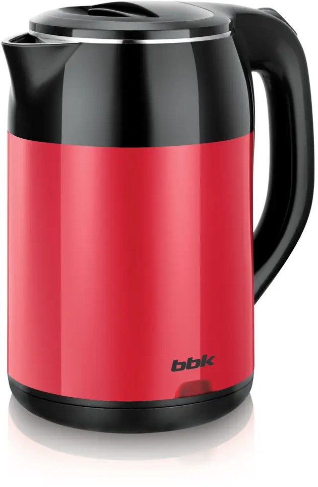 90842313 Электрический чайник Bbk Ek1709p 1.7 л металл цвет черный/красный STLM-0882086