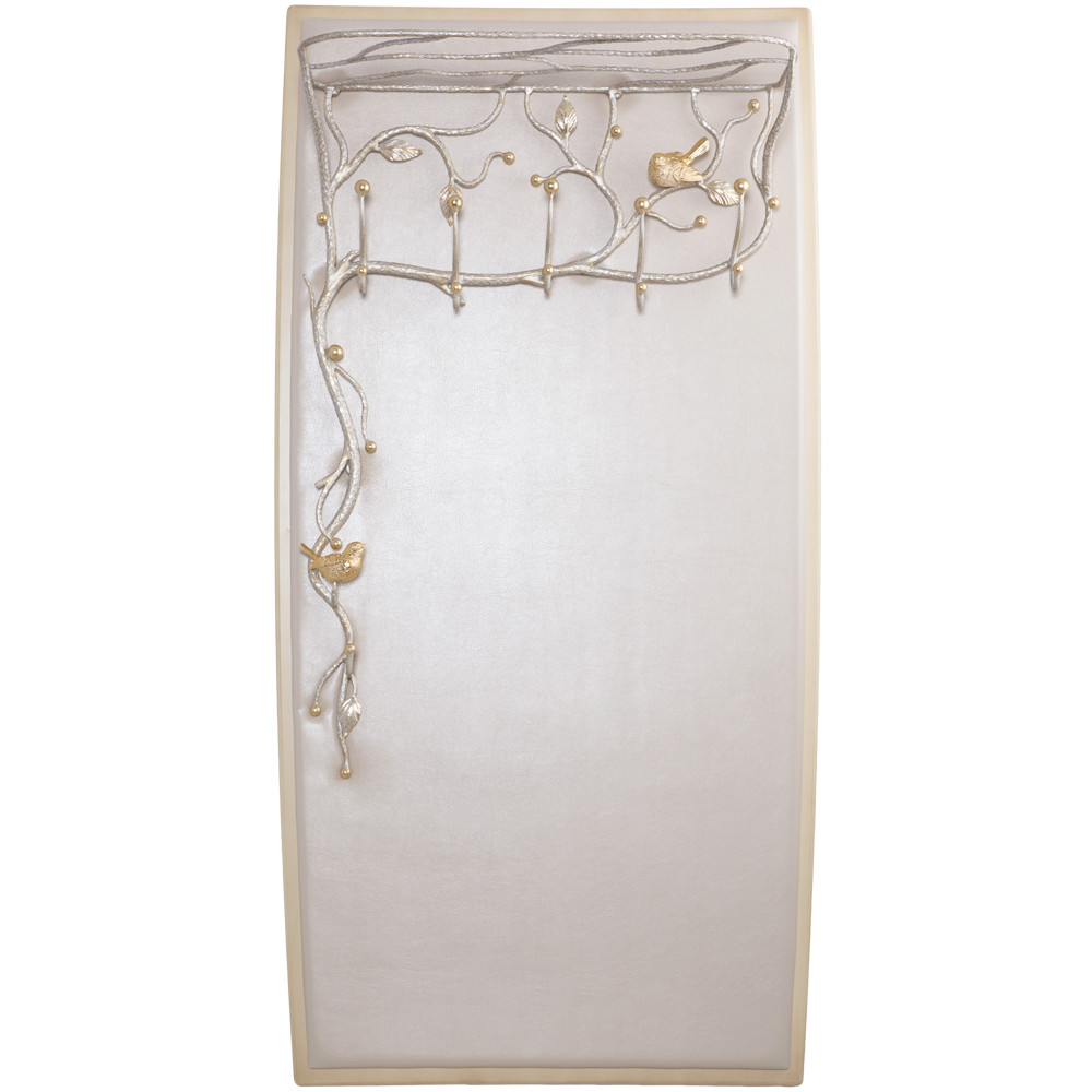 15010 Вешалка настенная Терра (без зеркала) Айвори мраморное золото BOGACHO 4627196590328 - Вид №3