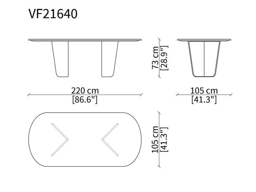Мраморный обеденный стол Vittoria Frigerio Monroy ARCH-00084493 - Вид №6