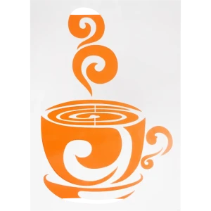 Трафарет самоклеящийся «Чашка» 25х35 см