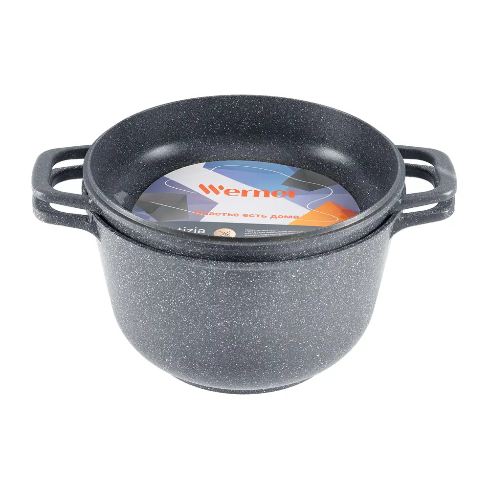 Казан Werner Letizia 51886 24 см алюминий с крышкой цвет серый STLM-2001385 - Вид №8