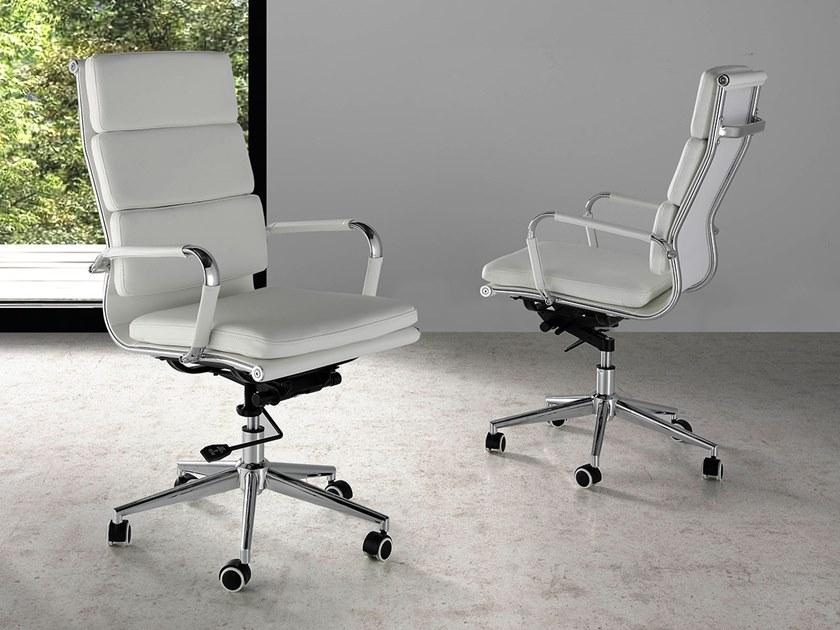 Angel Cerdá Регулируемое по высоте офисное кресло из искусственной кожи с подлокотниками New chair 4078 Angel Cerda - Вид №4