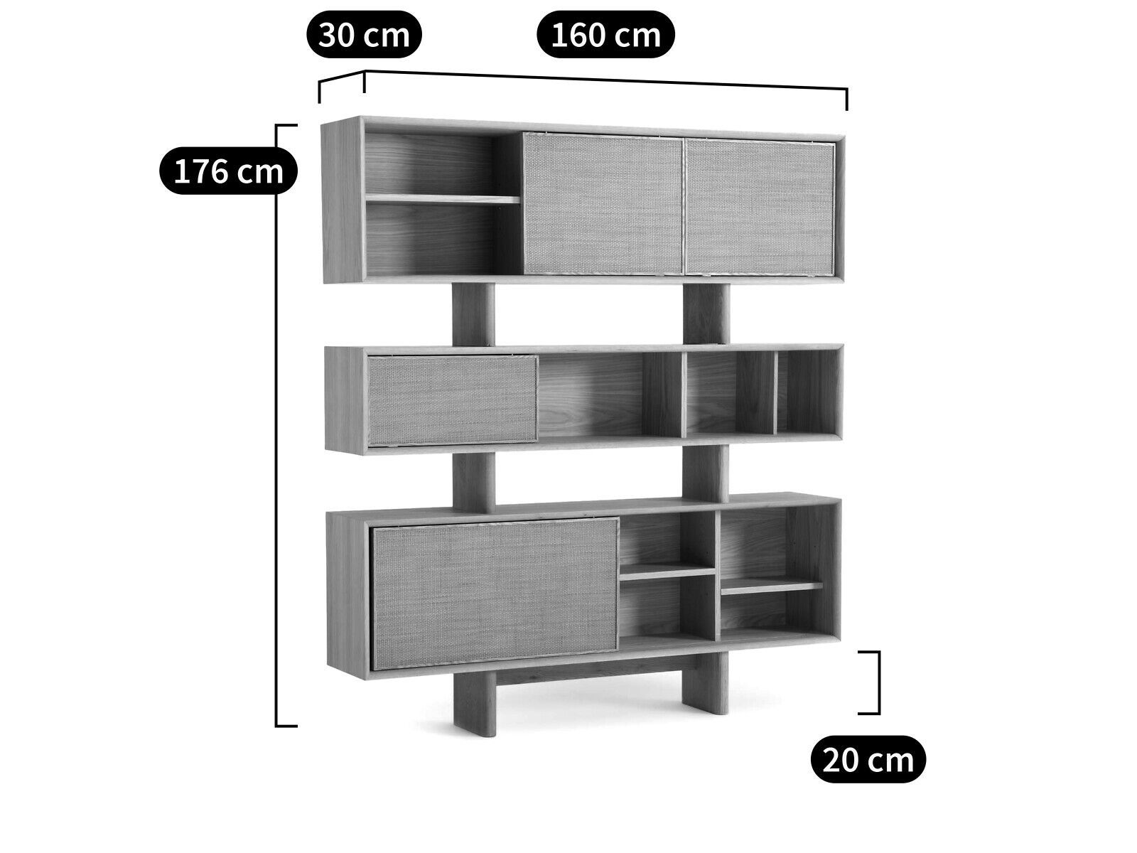 Книжный шкаф из шпона AMPM Propono ARCH-00013712 - Вид №5