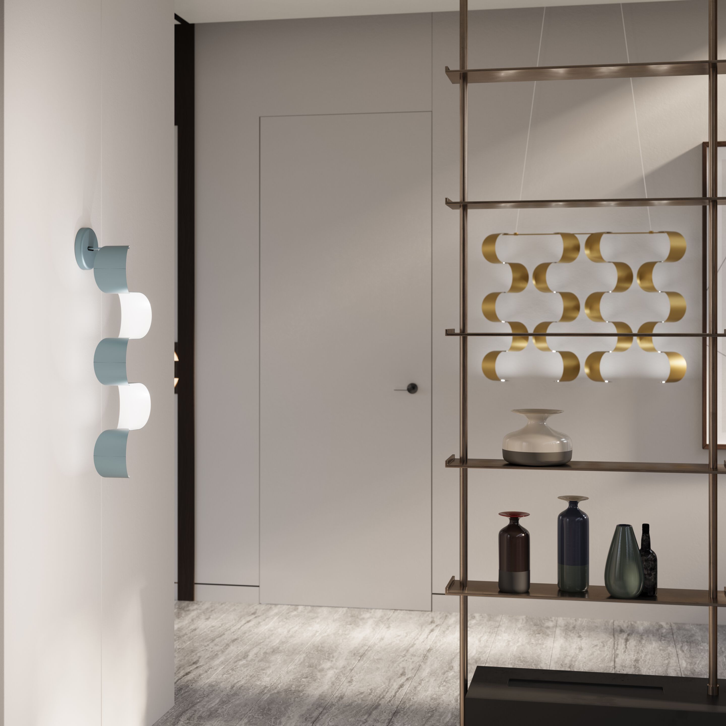 Алюминиевый светодиодный настенный светильник Martinelli Luce FRA TAC ARCH-00084290 - Вид №5