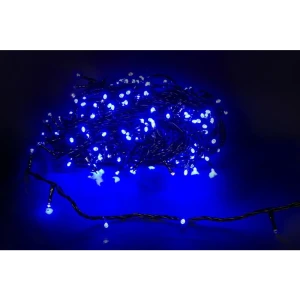 92046071 Электрогирлянда комнатная Sneha a-047r bl-wt flash нить 30 м 300 ламп белый, синий 1 режим работы STLM-1434606